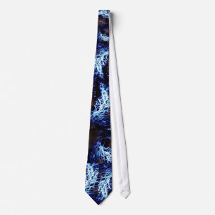 Blue rave tie