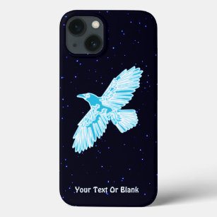 Blue Raven On Stars iPhone 13 Case