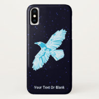 Blue Raven On Stars