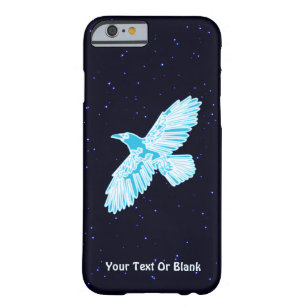 Blue Raven On Stars Barely There iPhone 6 Case