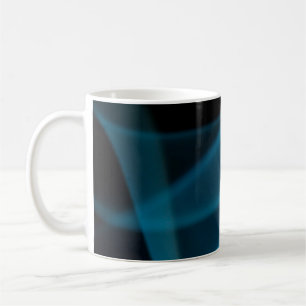 Blue ray of light coffee mug
