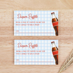 Blue Ready to Pop Soda Cola Custom Enclosure Card