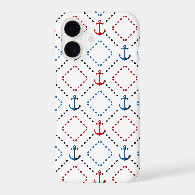 Blue, Red anchors, Marine (Back)