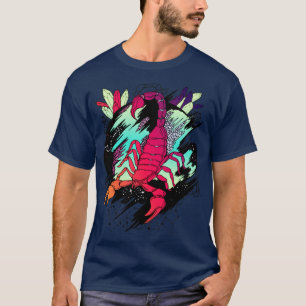 Blue Red Blend Cosmic Scorpion T-Shirt