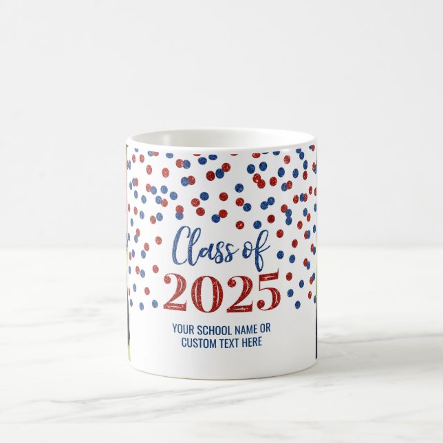 Blue Red Class of 2025 Coffee Mug (Center)
