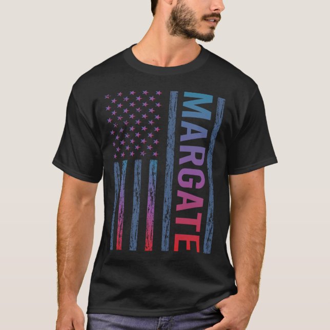 Blue Red Flag - Margate T-Shirt (Front)