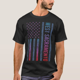 Blue Red Flag - West Sacramento T-Shirt