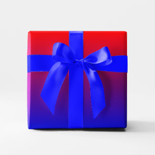 Blue Red Gradient Wrapping Paper