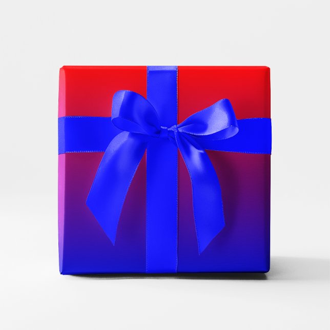Blue Red Gradient Wrapping Paper (Blue Red Gradient Wrapping Paper)
