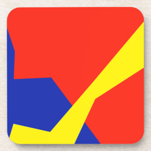 Blue Red White Flag Colours Coaster