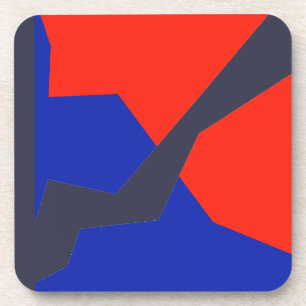 Blue Red White Flag Colours Coaster