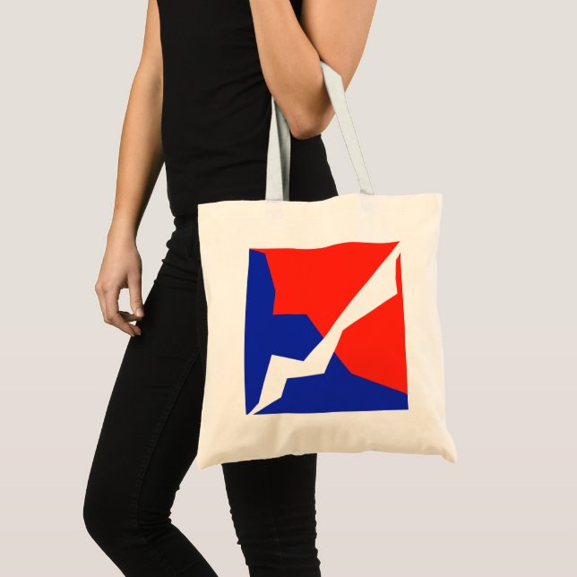 Blue Red White Flag Colours Tote Bag (Front (Product))