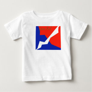 Blue Red White Item Baby T-Shirt