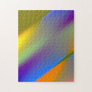 Blue red yellow green abstract pattern orangpurple jigsaw puzzle