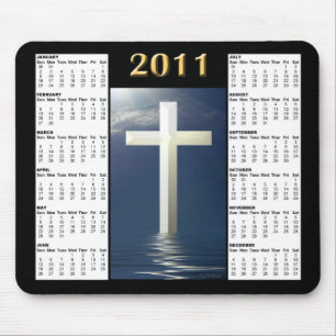 Blue Reflecting the Cross 2011 Calendar Mousepad
