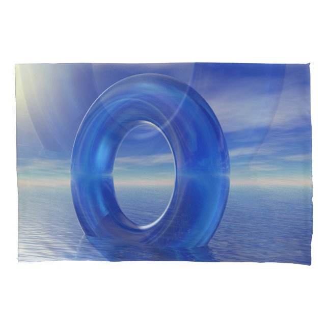 Blue Reflections Pillowcase (Front-Left)