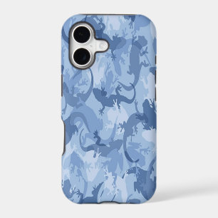Blue Reptile Camouflage iPhone 7 Case