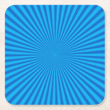 Blue Retro Sunburst Background