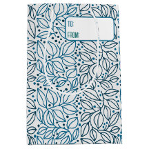 Blue Retro Tides of Christmas Vibes