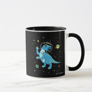 Blue Rhabdodon Dinos In Space Mug