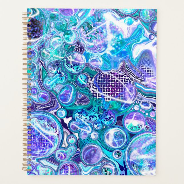 Blue Rhapsody | Abstract Art Planner (Front)