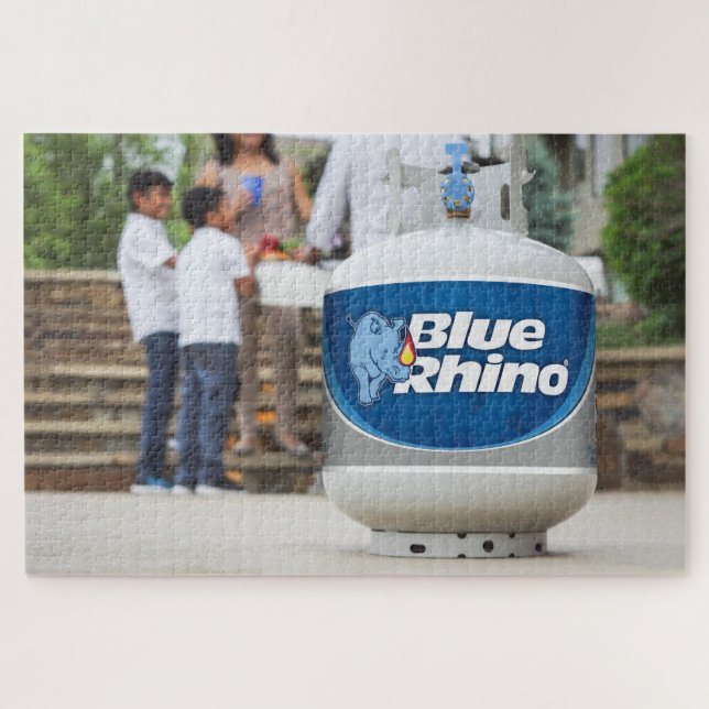 Blue Rhino Jigsaw Puzzle (Horizontal)