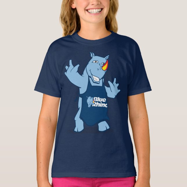 Blue Rhino "Rhino" Girls' T-Shirt (Front)