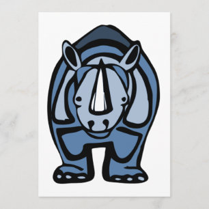 Blue Rhino Virus Invitation