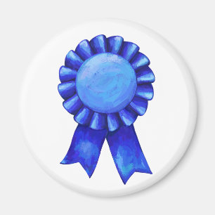 Blue Ribbon Art Customisable Magnet