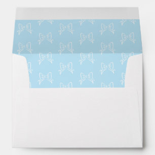 Blue Ribbon Baby Boy Shower  Envelope