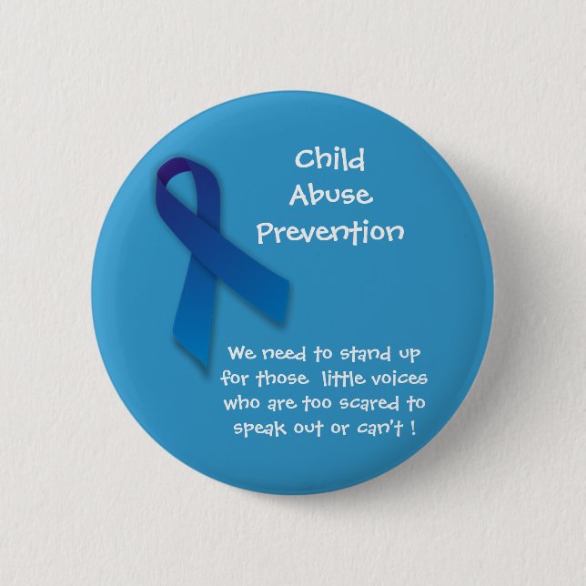 Blue Ribbon  Button (Front)