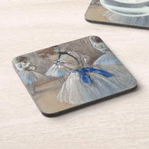 Blue Ribbon Dancer Edgar Degas Coaster