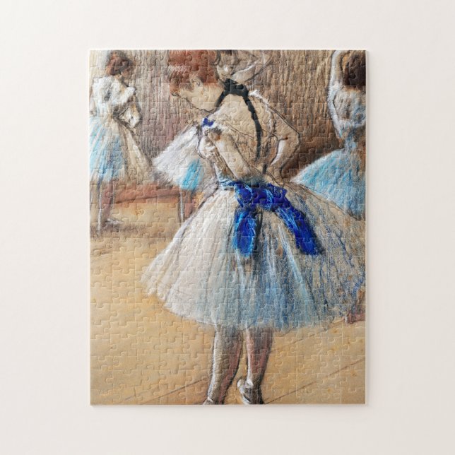 Blue Ribbon Dancer, Edgar Degas Jigsaw Puzzle (Vertical)