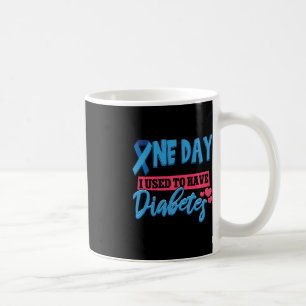 Blue Ribbon Diabetes Awareness Kids  Coffee Mug