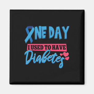 Blue Ribbon Diabetes Awareness Kids Magnet