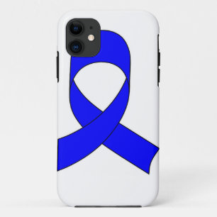 Blue Ribbon Drawing iPhone 11 Case