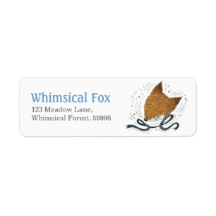 Blue Ribbon, Fox Return Address Label