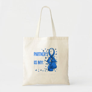 Blue Ribbon Partner Diabetes Awareness Tote Bag