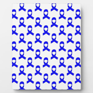 Blue Ribbon Pattern Plaque