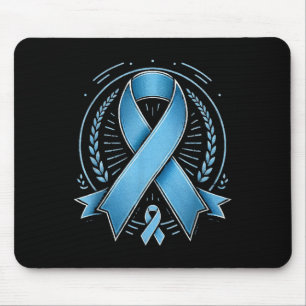 Blue Ribbon Prostate Cancer Awareness Survivor Mouse Pad