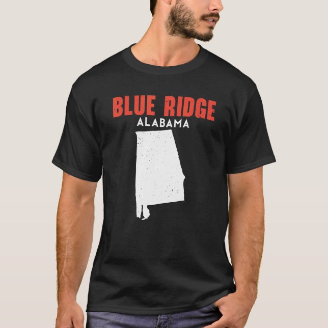 Blue Ridge Alabama USA State America Travel T-Shirt (Front)