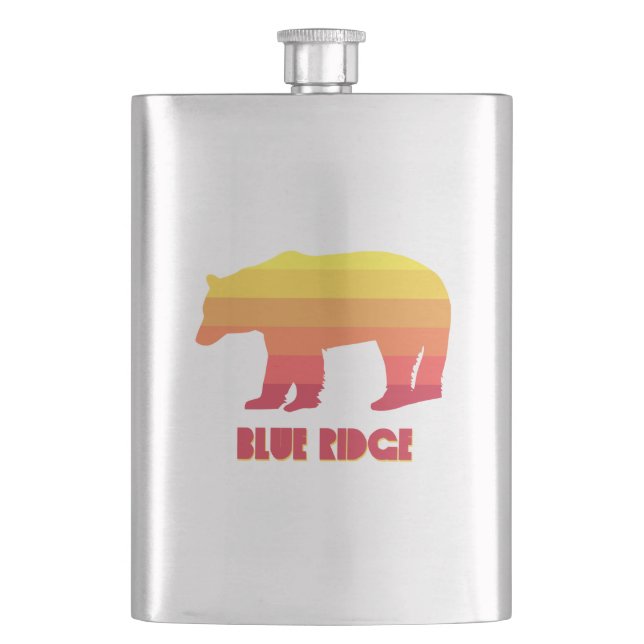Blue Ridge Bear Hip Flask (Front)