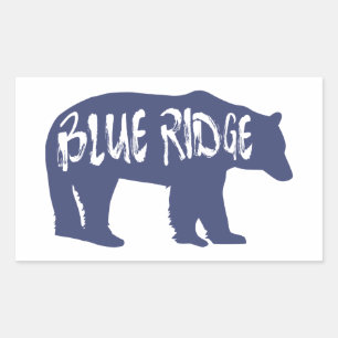 Blue Ridge Bear Rectangular Sticker