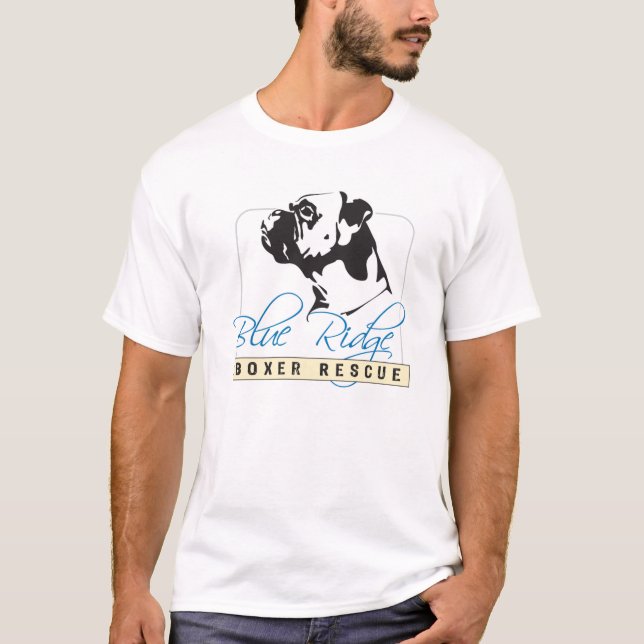 Blue Ridge Boxer Rescu T-shirt- Basic T-Shirt (Front)