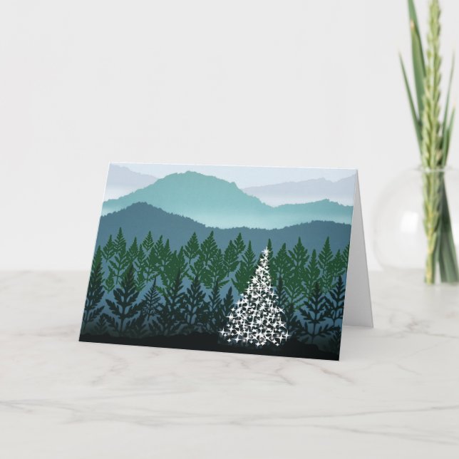 Blue Ridge Christmas note card (Front)