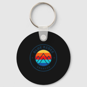 Blue ridge georgia skiing snowboarding family ski key ring