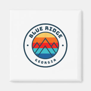 Blue Ridge Georgia Skiing Snowboarding Family Ski Magnet