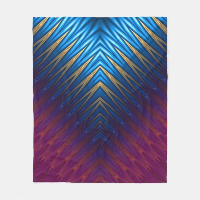 Blue Ridge Gold Fleece Blanket (Front)