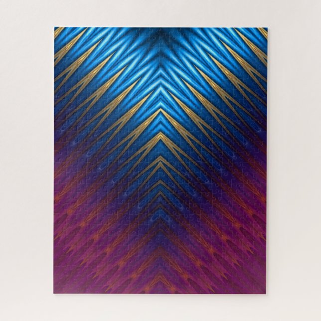 Blue Ridge Gold Jigsaw Puzzle (Vertical)