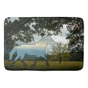 Blue Ridge Horse Cades Cove Bath Mat